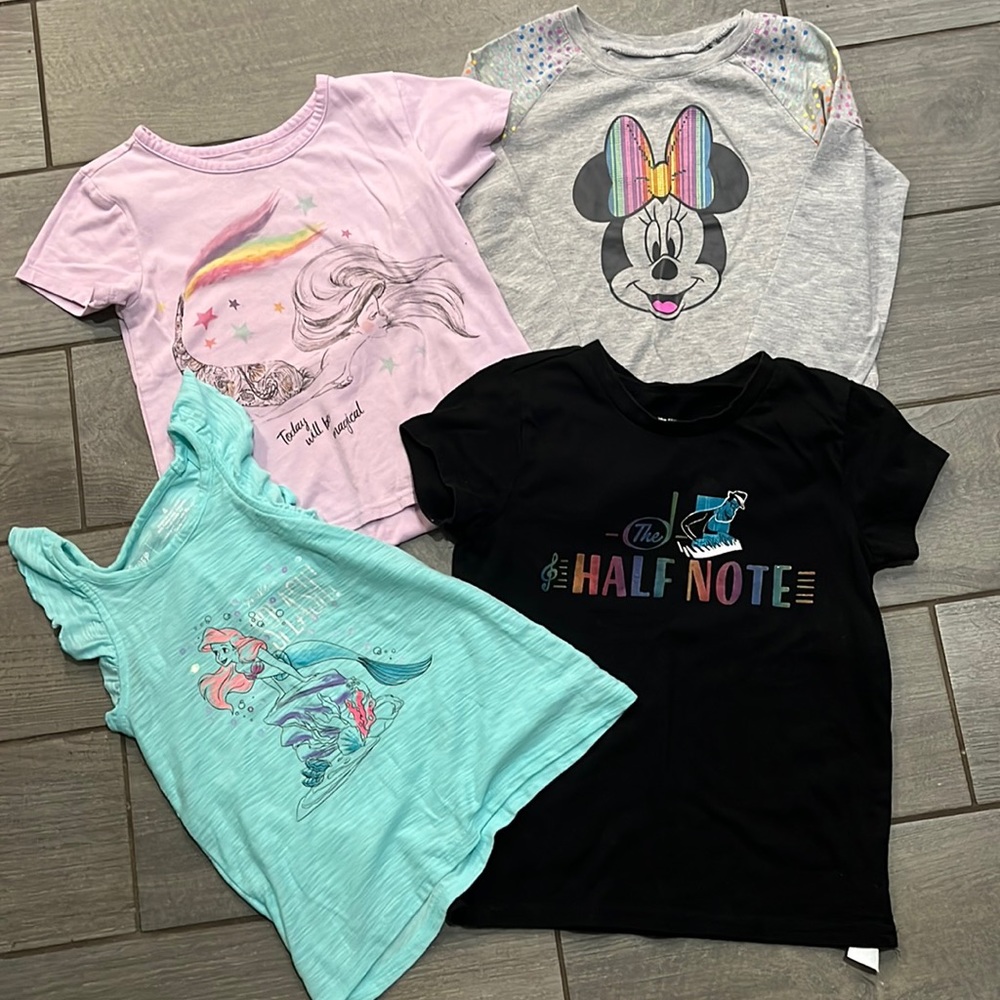 Disney 4T shirt lot 🧜🏻‍♀️ EUC